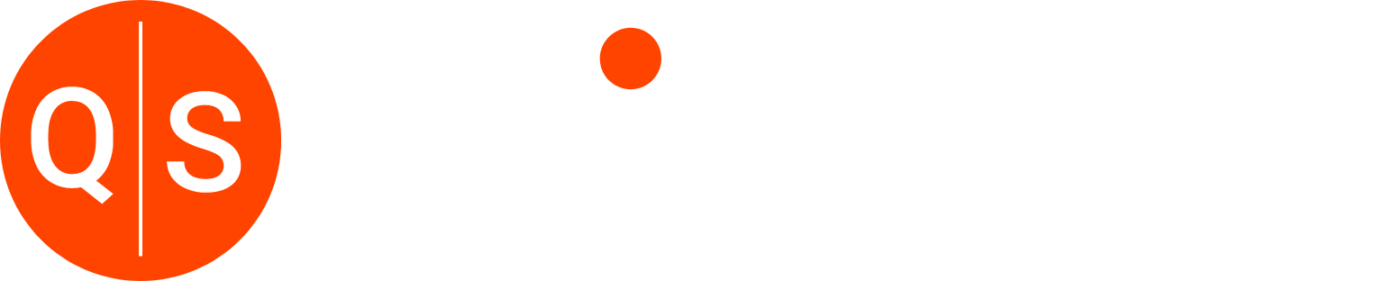 QuinStreet
 logo fulle size on a dark background (transparent PNG)