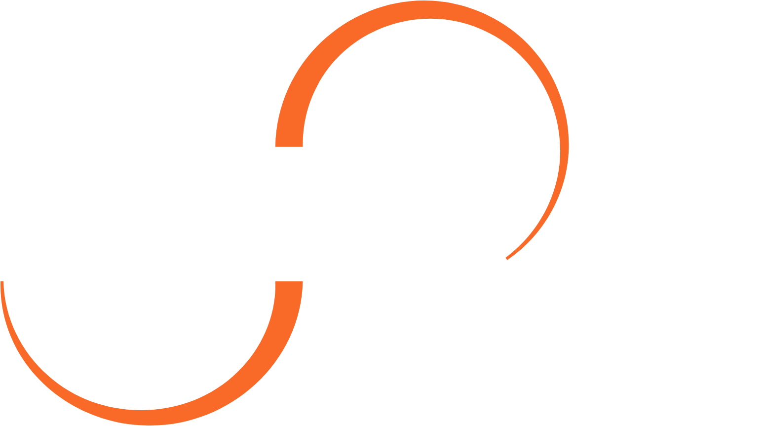 Rein Therapeutics logo grand pour les fonds sombres (PNG transparent)