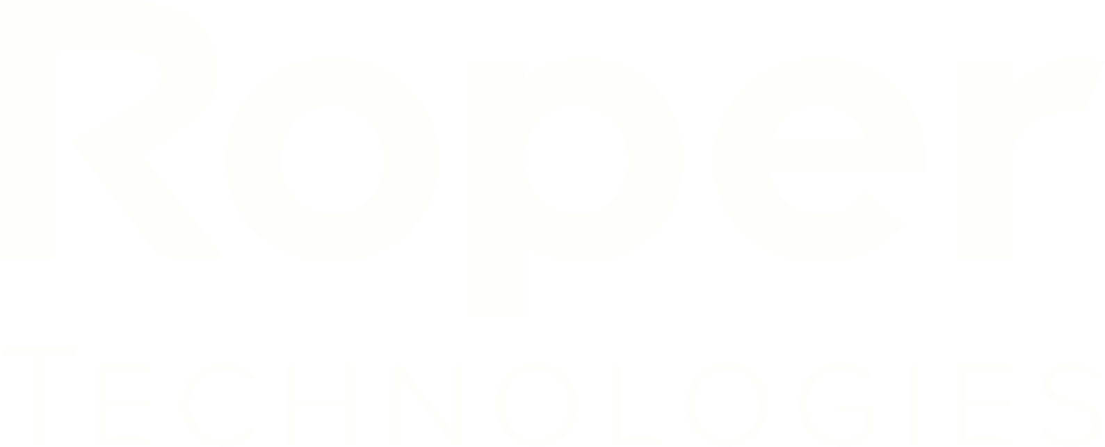 Roper Technologies Logo groß für dunkle Hintergründe (transparentes PNG)