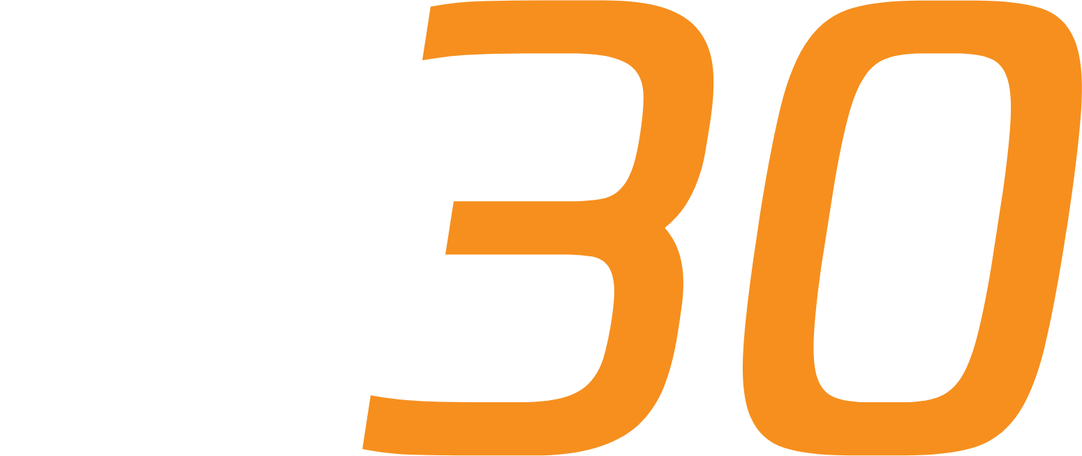 Solutions 30 logo pour fonds sombres (PNG transparent)