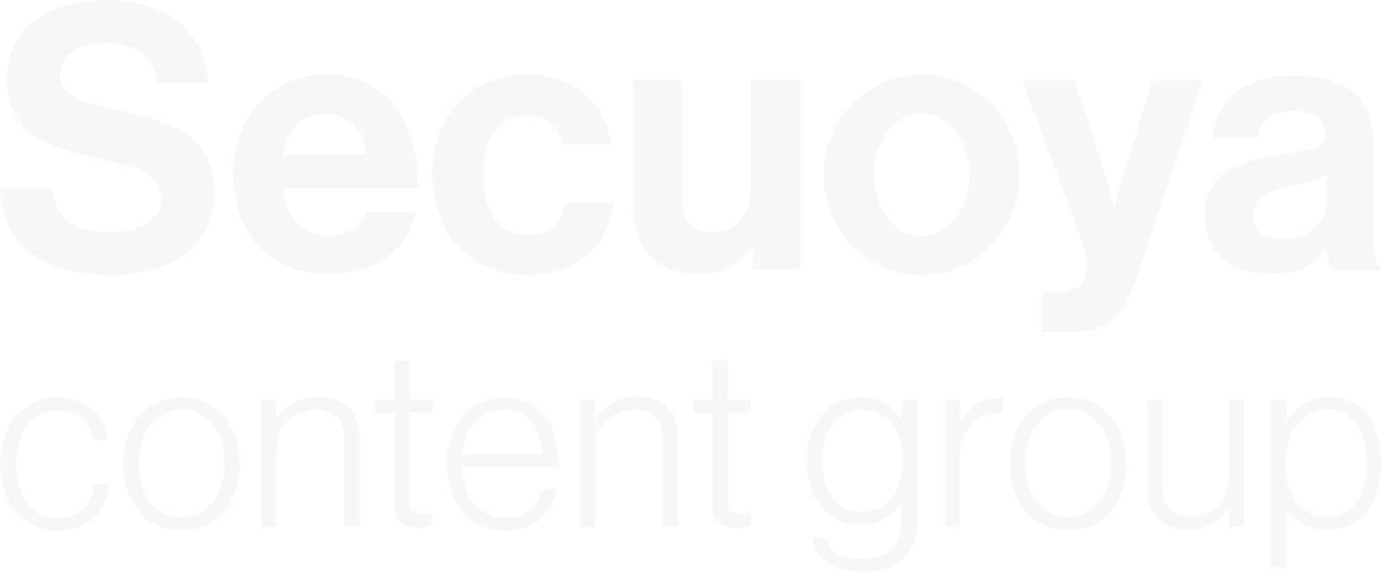 Secuoya, Grupo de Comunicación, S.A. Logo groß für dunkle Hintergründe (transparentes PNG)