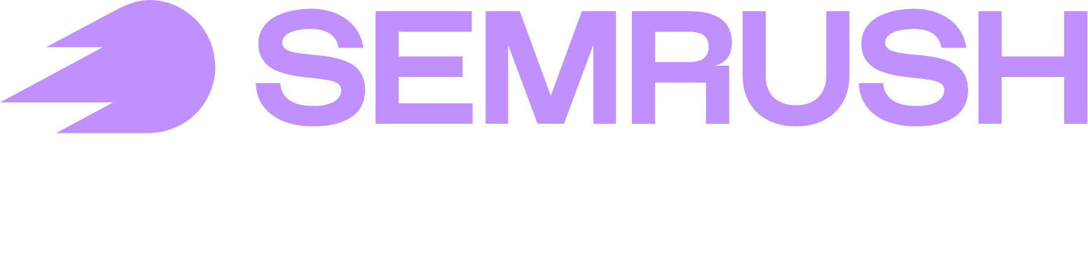 Semrush Logo groß für dunkle Hintergründe (transparentes PNG)