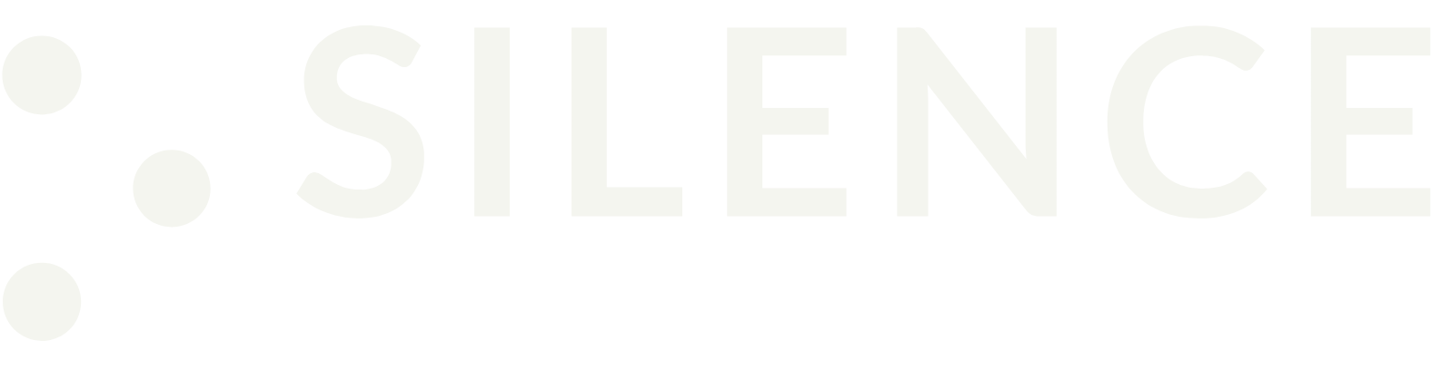 Silence Therapeutics Logo groß für dunkle Hintergründe (transparentes PNG)