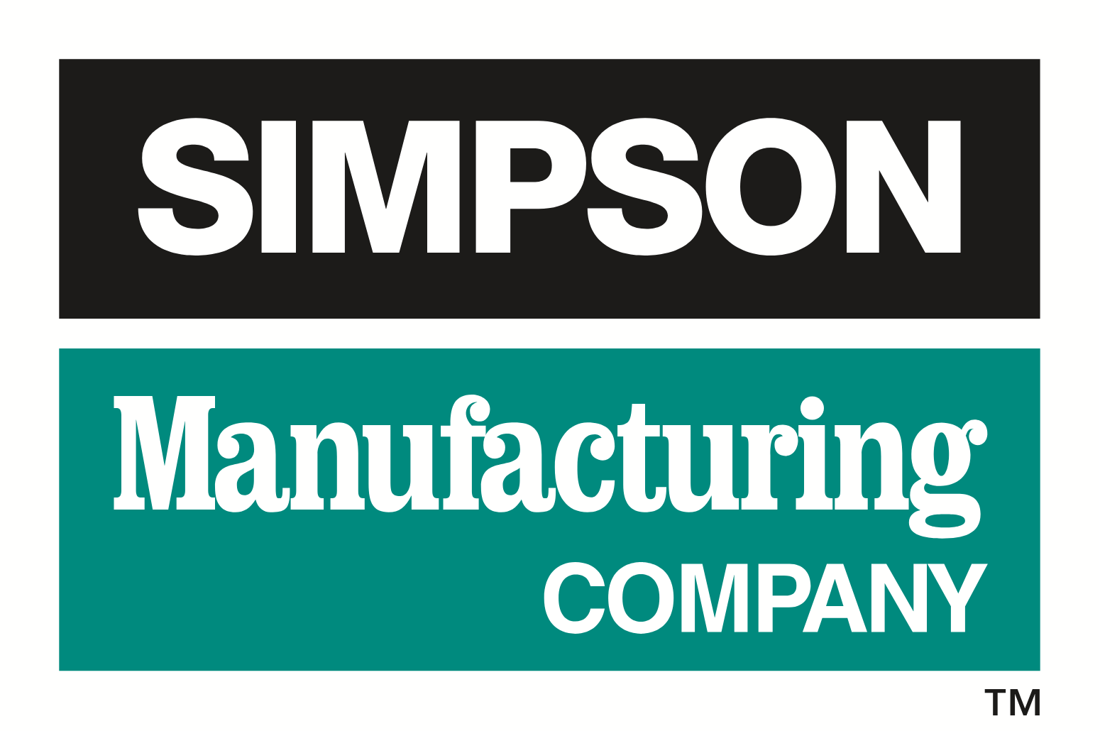 Simpson Manufacturing Company
 logo pour fonds sombres (PNG transparent)