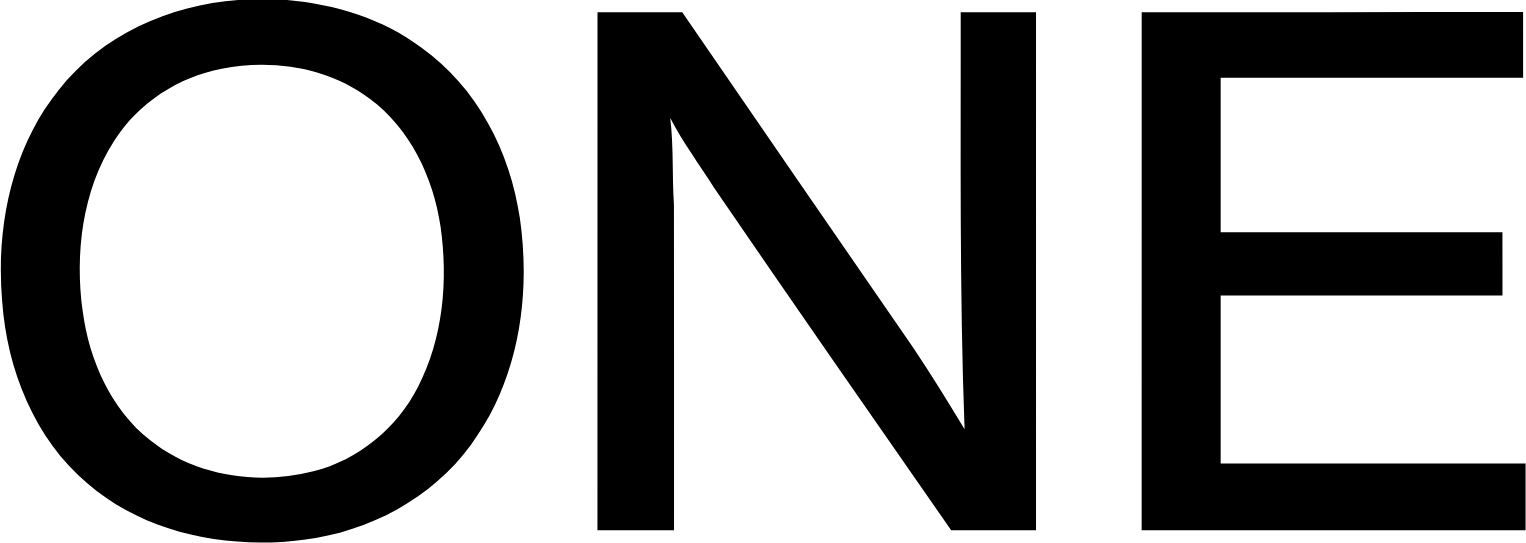 The ONE Group Hospitality logo (transparent PNG)