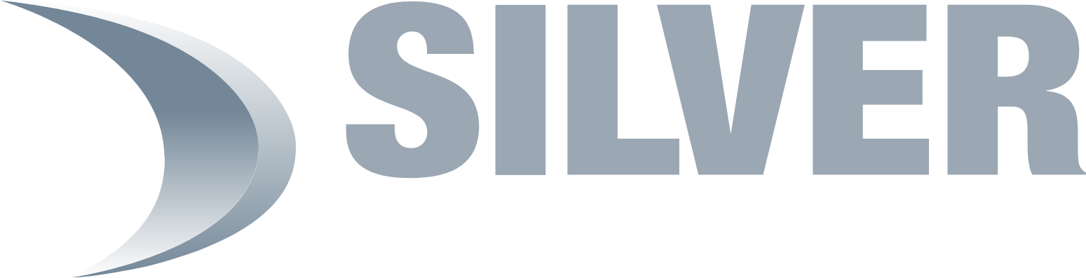 Silver Mines Limited Logo groß für dunkle Hintergründe (transparentes PNG)