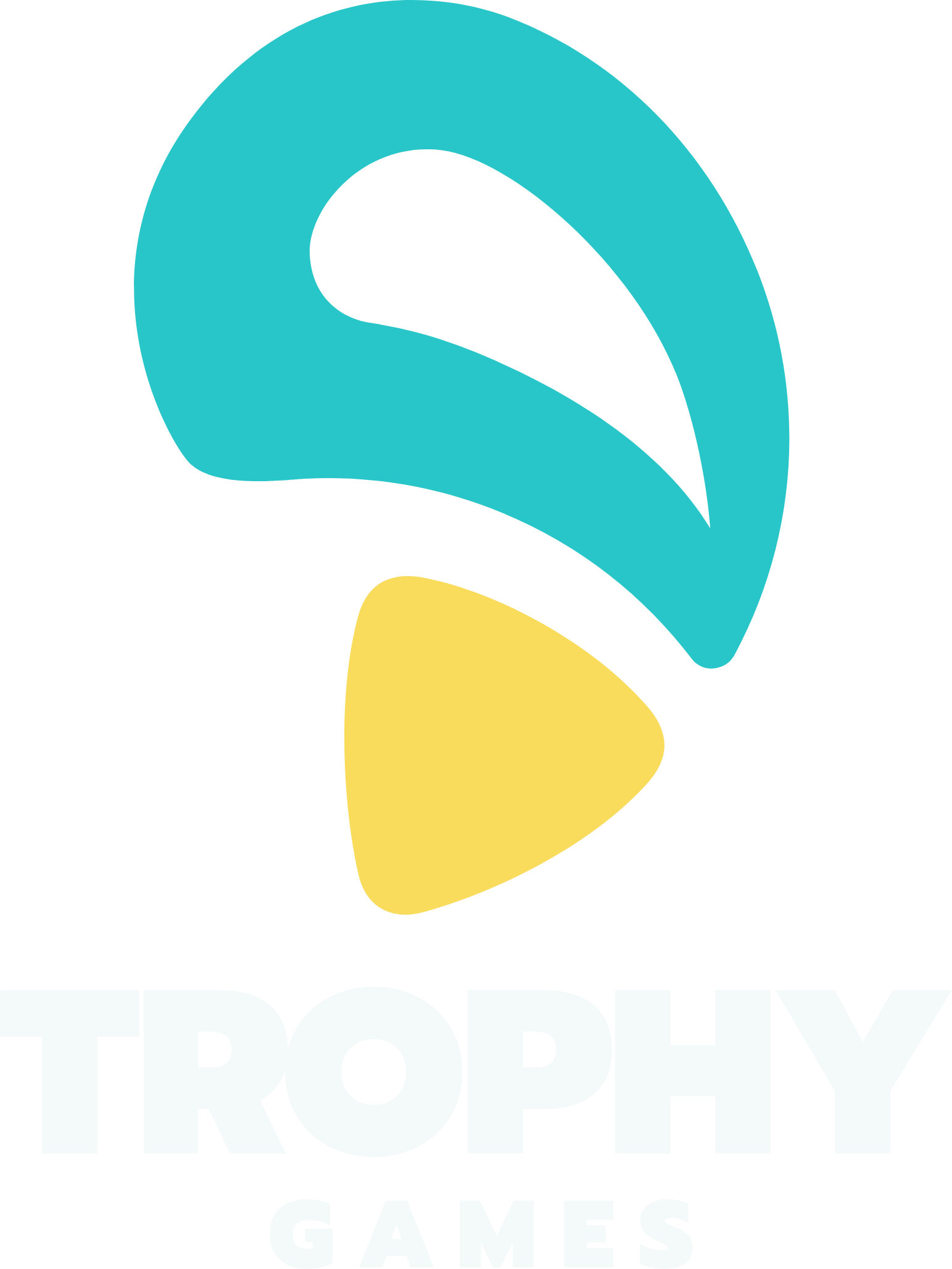 Trophy Games logo grand pour les fonds sombres (PNG transparent)