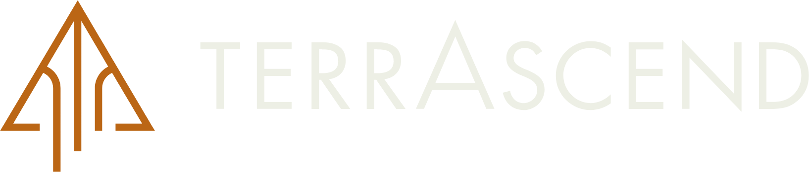 TerrAscend logo fulle size on a dark background (transparent PNG)