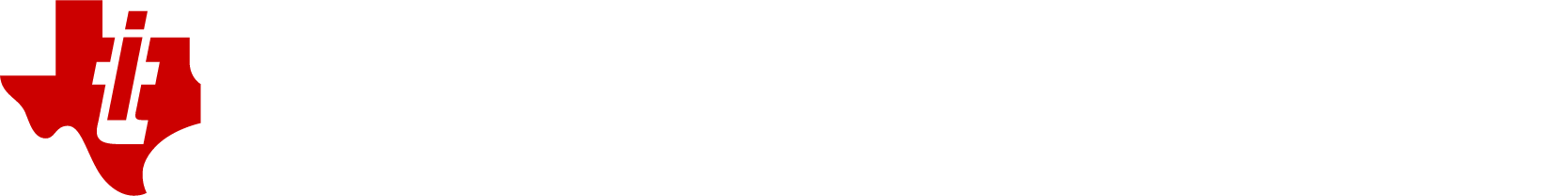 Texas Instruments logo fulle size on a dark background (transparent PNG)