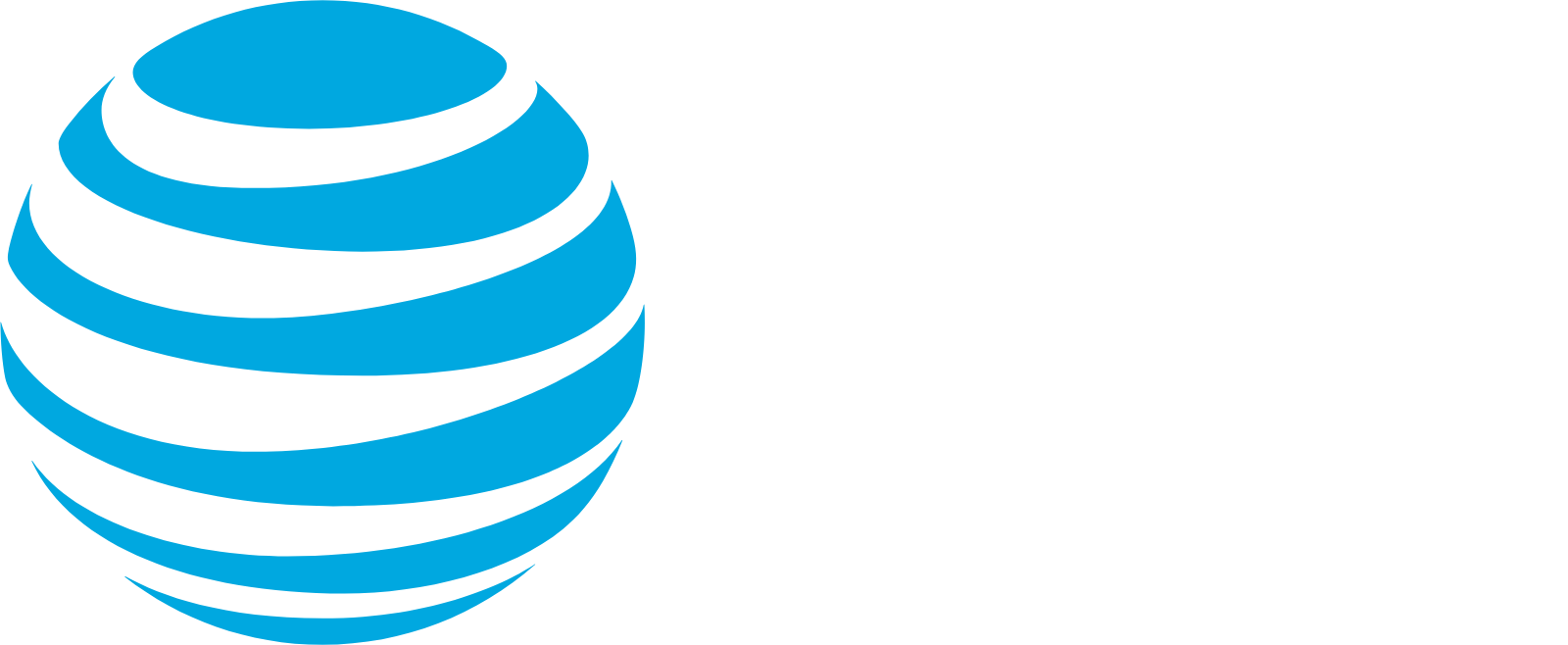 AT&T logo grand pour les fonds sombres (PNG transparent)