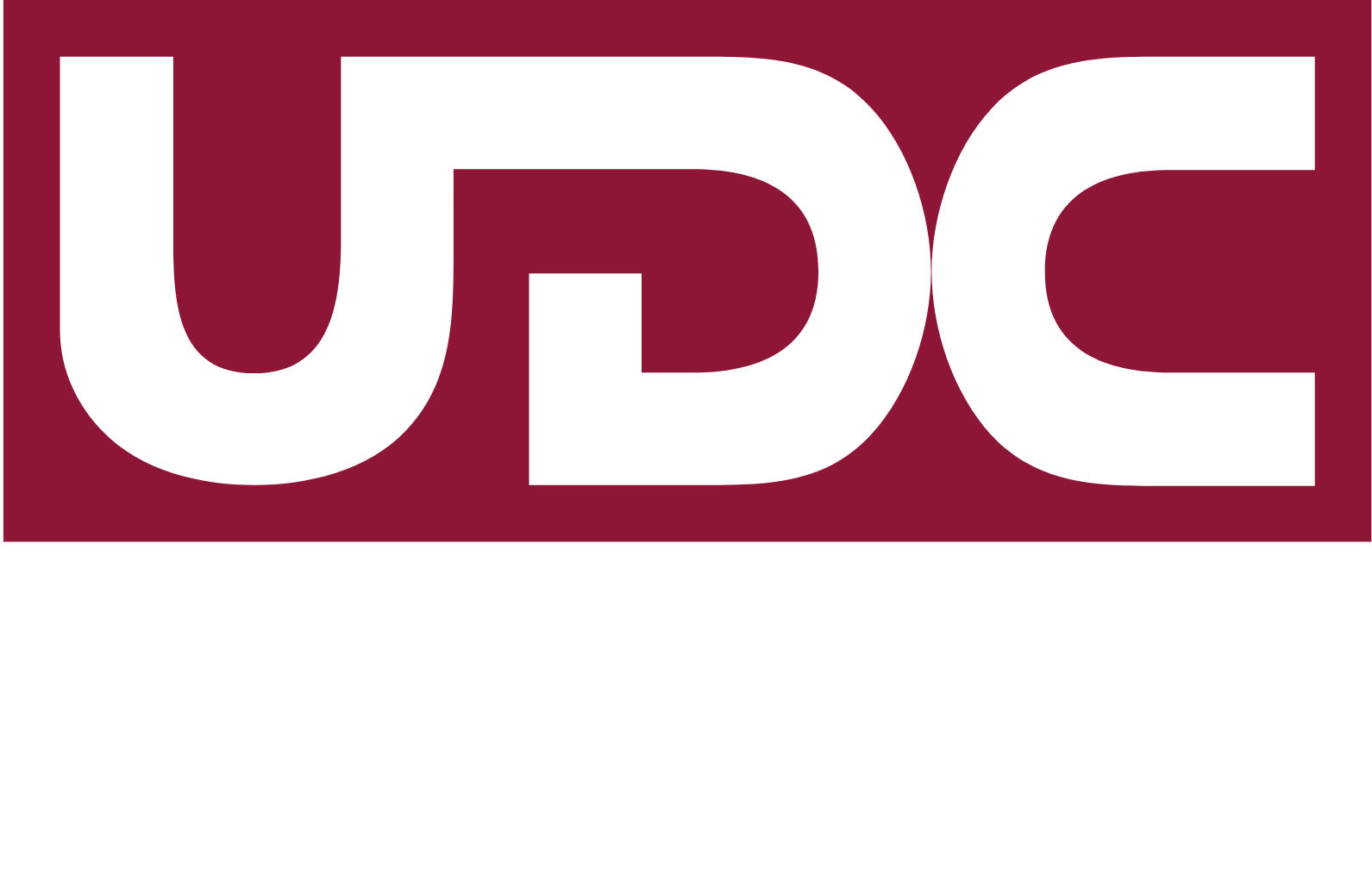 United Development Company logo fulle size on a dark background (transparent PNG)