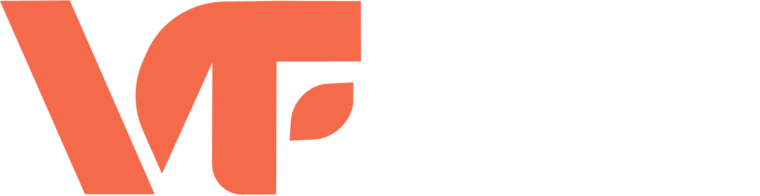 Village Farms International logo fulle size on a dark background (transparent PNG)
