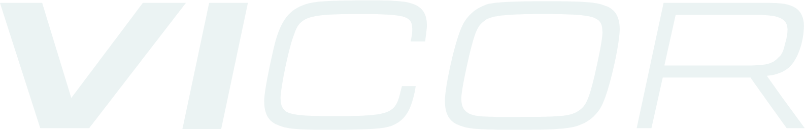 Vicor
 logo fulle size on a dark background (transparent PNG)