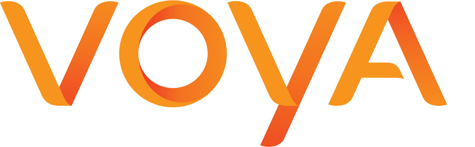 Voya Financial
 logo fulle size on a dark background (transparent PNG)