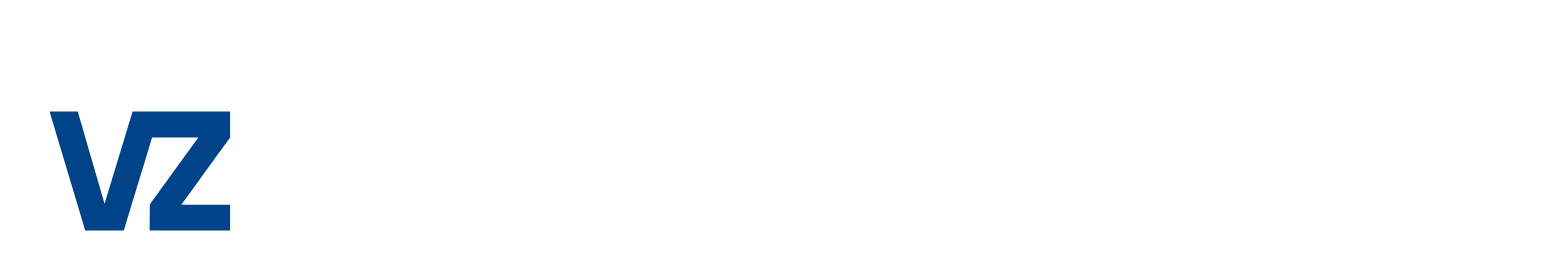 VZ Holding logo fulle size on a dark background (transparent PNG)