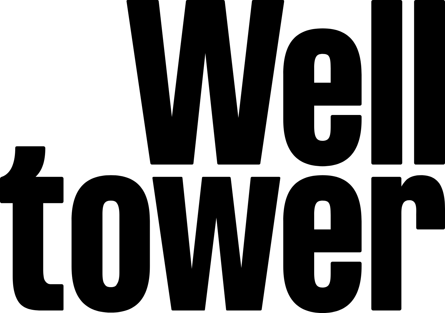 Welltower
 logo (transparent PNG)
