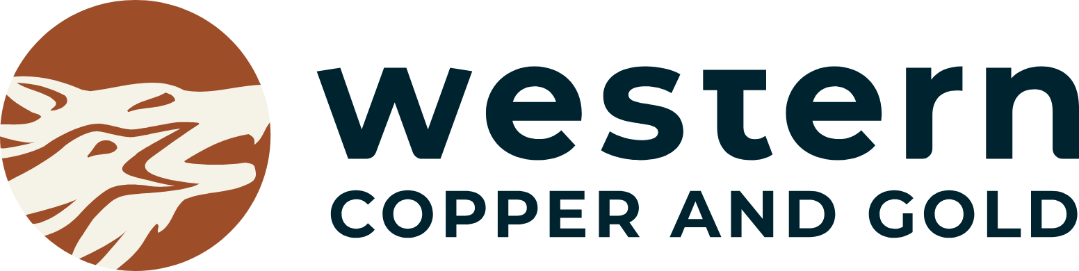 Western Copper and Gold logo large (transparent PNG)