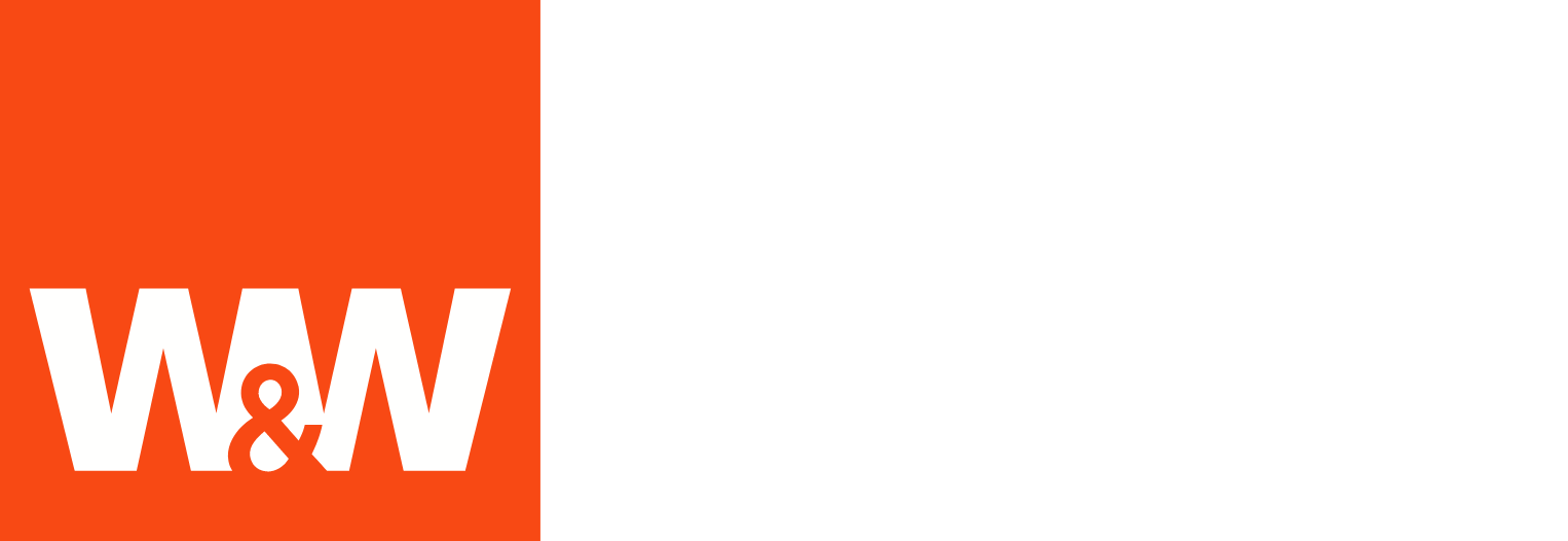 Wüstenrot & Württembergische logo fulle size on a dark background (transparent PNG)