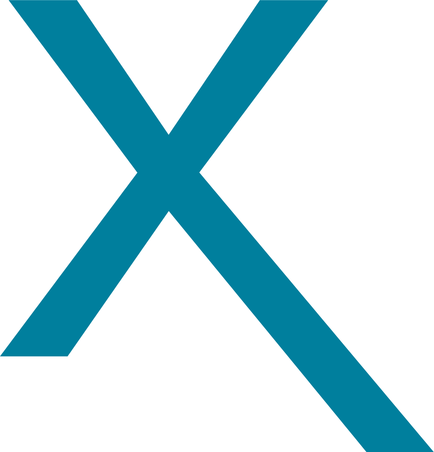 X-FAB logo (transparent PNG)