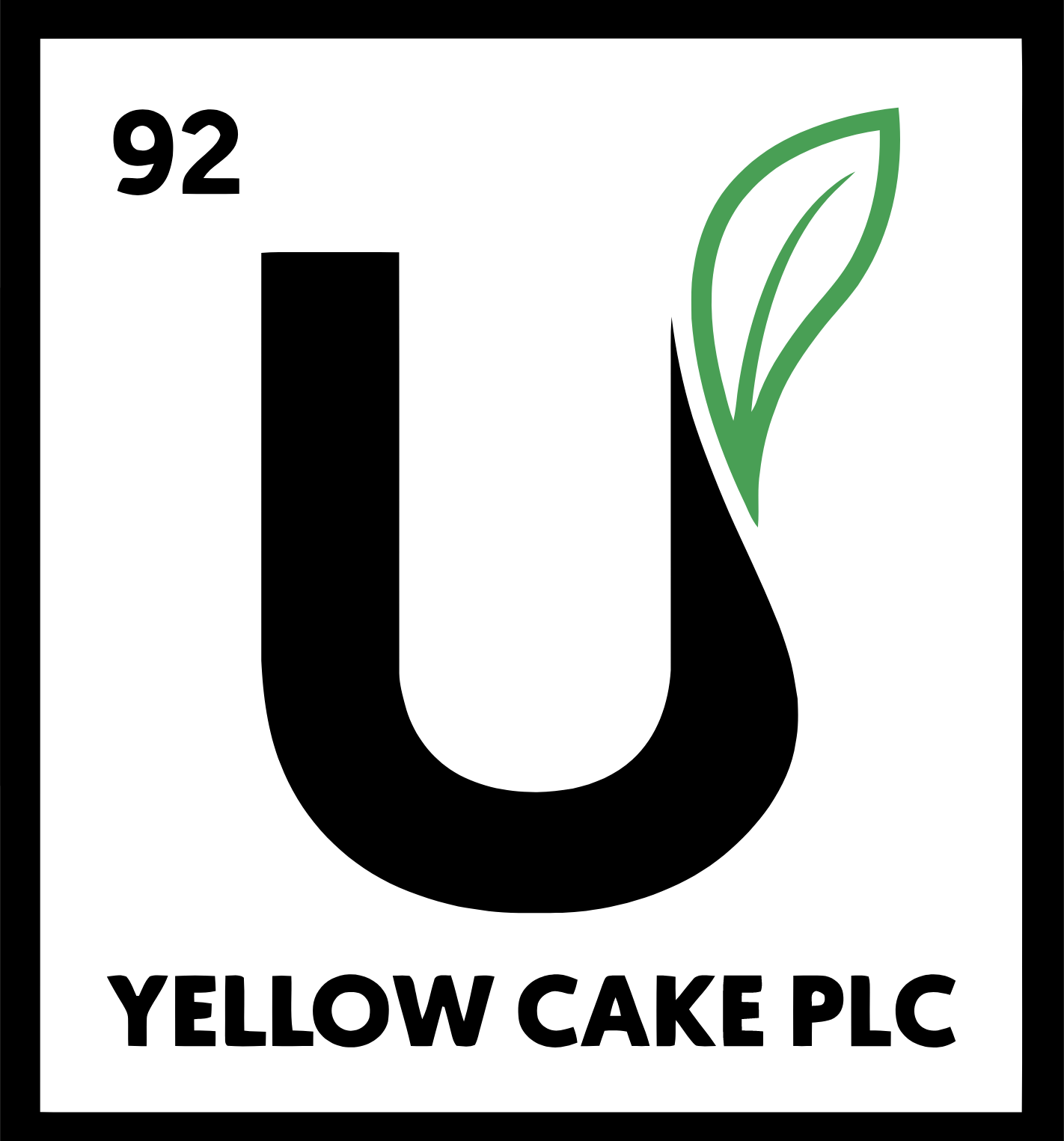 Yellow Cake plc logo (transparent PNG)