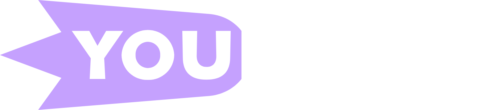 Younited Financial Logo groß für dunkle Hintergründe (transparentes PNG)