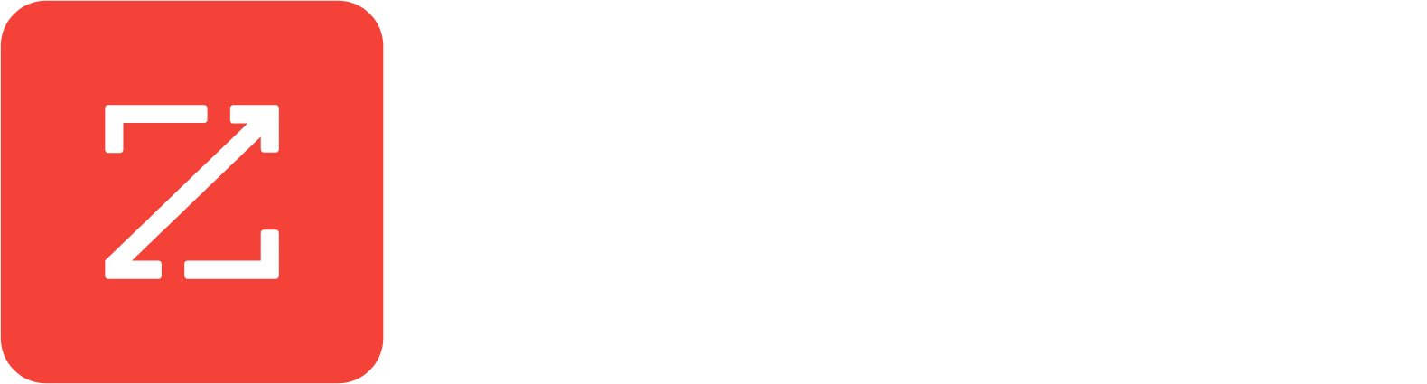 ZoomInfo Logo groß für dunkle Hintergründe (transparentes PNG)